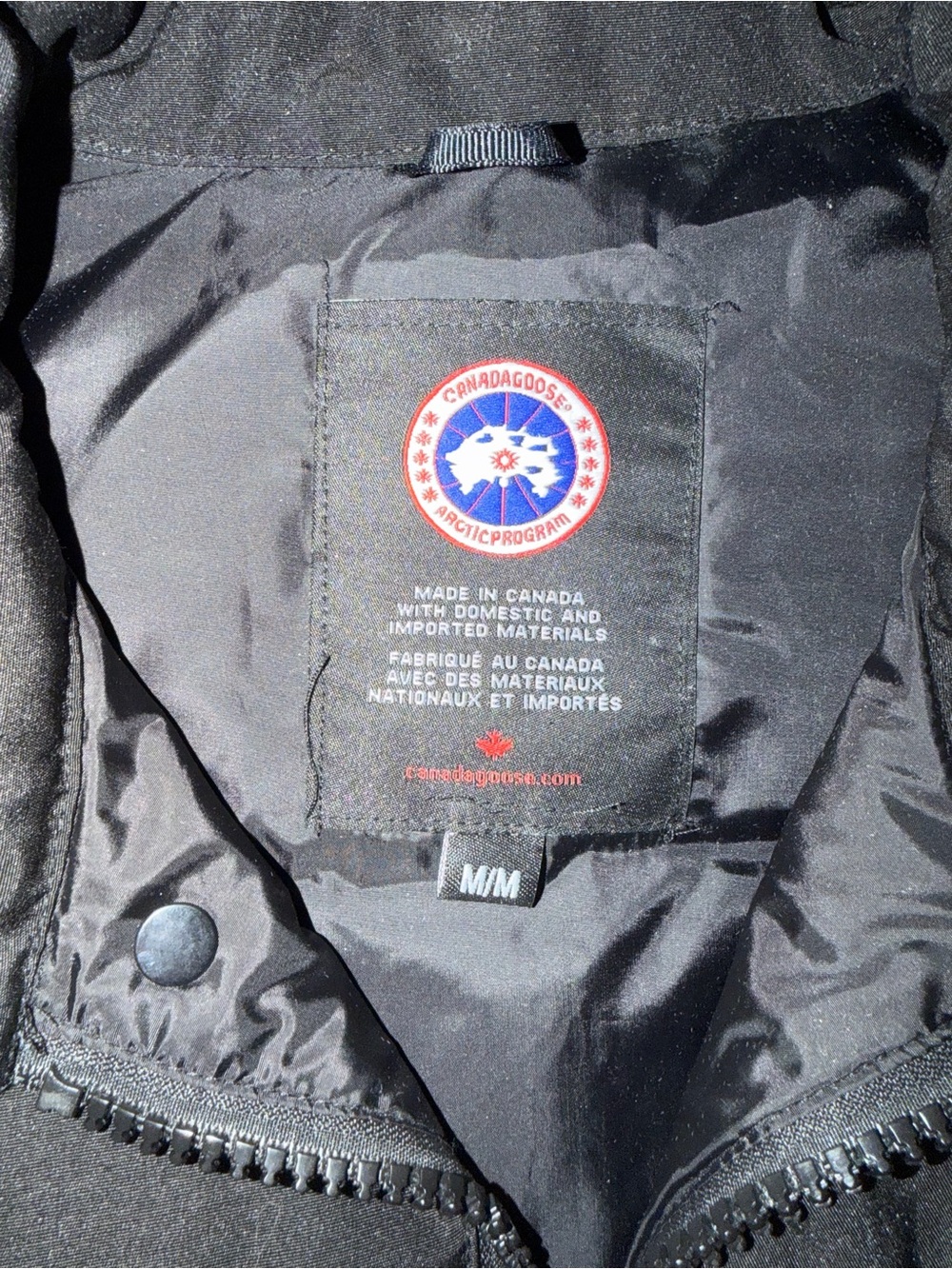 Canada Goose Black Down Fill Vest - Picture 4 of 5